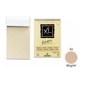 Canson XL Kraft A3 90 gr 60 Sayfa Eskiz Defteri