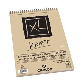 Canson XL Kraft A3 90 gr 60 Sayfa Eskiz Defteri
