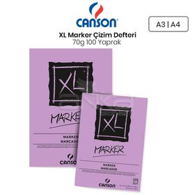 Canson Xl Marker 70 gr 100 Yaprak Çizim Defteri