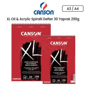 Canson Xl Oil & Acrylic 30 Yaprak 290 gr Spiralli Defter