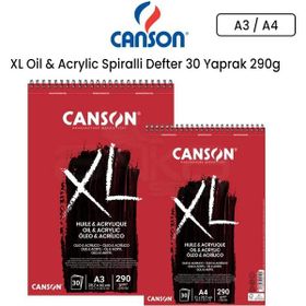 Canson Xl Oil & Acrylic 30 Yaprak 290 gr Spiralli Defter
