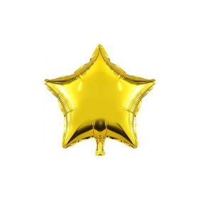 Cansüs 45 cm Gold Yıldız Folyo Balon