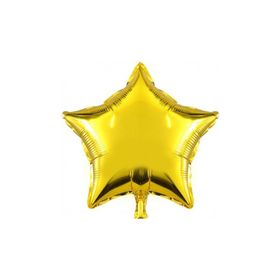 Cansüs 45 cm Gold Yıldız Folyo Balon