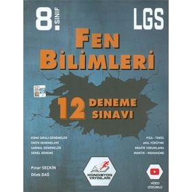 Çanta Yayıncılık 8. Sınıf Fen Bilimleri LGS 12 Deneme Sınavı
