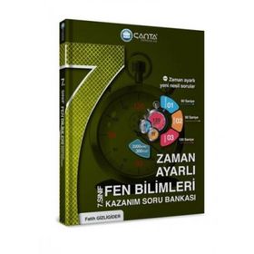 Çanta Yayınları 2022 7.Sınıf Fen Bilimleri Zaman Ayarlı Kazanım Soru Bankası