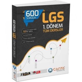 Çanta Yayınları - 2023 600 Soruda LGS 1. Dönem Tüm Dersler Soru Bankası