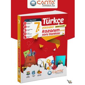 Çanta Yayınları 2023 7. Sınıf Türkçe Etkinlikli Kazanım Soru Bankası