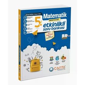 Çanta Yayınları 2025 5. Sınıf Matematik Etkinlikli Kazanım Soru Bankası