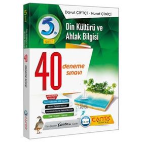 Çanta Yayınları 5. Sınıf Din Kültürü ve Ahlak Bilgisi 40 Deneme