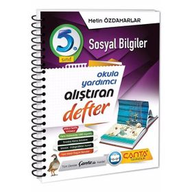 Çanta Yayınları 5. Sınıf Sosyal Bilgiler Alıştıran Defter