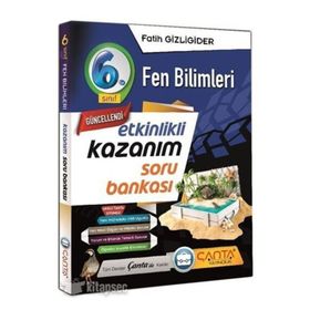 Çanta Yayınları 6. Sınıf Fen Bilimleri Etkinlikli Kazanım Soru Bankası