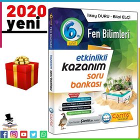 Çanta Yayınları - 6. Sınıf Fen Bilimleri Etkinlikli Soru Bankası