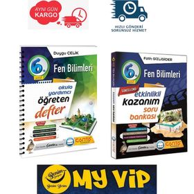 Çanta Yayınları - 6. Sınıf Fen Bilimleri Etkinlikli Soru Bankası