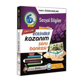 Çanta Yayınları 6. Sınıf Sosyal Bilgiler Etkinlikli Kazanım Soru Bankası