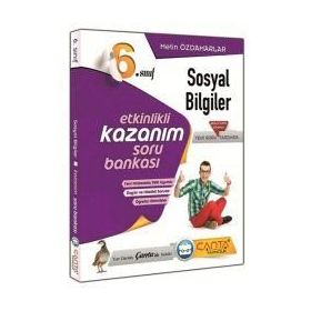 Çanta Yayınları 6. Sınıf Sosyal Bilgiler Etkinlikli Kazanım Soru Bankası
