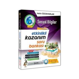 Çanta Yayınları 6. Sınıf Sosyal Bilgiler Etkinlikli Kazanım Soru Bankası