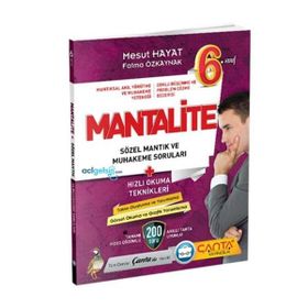 Çanta Yayınları 6. Sınıf Sözel Mantık Ve Muhakeme Yeni Nesil