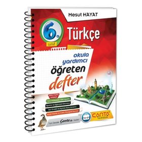 Çanta Yayınları 6. Sınıf Türkçe Okula Yardımcı Öğreten Defter