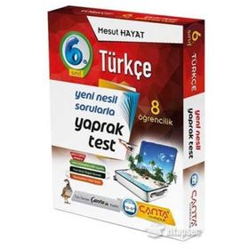 Çanta Yayınları 6. Sınıf Türkçe Yaprak Test