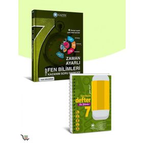Çanta Yayınları 7.Sınıf Fen Bilimleri Defter ve Kazanımlı Soru Bankası Seti