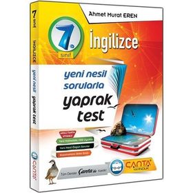 Çanta Yayınları 7. Sınıf İngilizce Yaprak Test