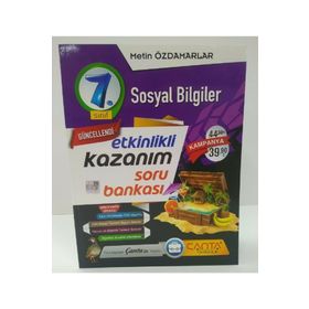 Çanta Yayınları 7. Sınıf Sosyal Bilgiler Etkinlikli Kazanım Soru Bankası
