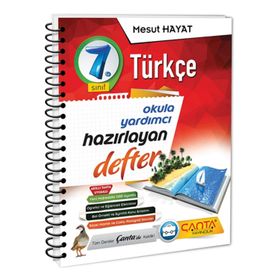 Çanta Yayınları 7. Sınıf Türkçe Okula Yardımcı Hazırlayan Defter