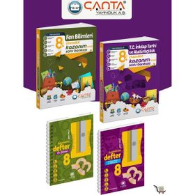 Çanta Yayınları 8. Sınıf Fen Bilimleri- TC İnkilap ve Atatürkçülük Etkinlikli Beceri Temelli Soru Bankası ve Akıllı Defter Seti 4 Eser