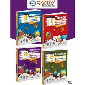 Çanta Yayınları 8. Sınıf Fen Bilimleri- TC İnkilap ve Atatürkçülük Etkinlikli Beceri Temelli Soru Bankası ve Akıllı Defter Seti 4 Eser