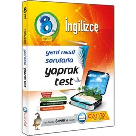 Çanta Yayınları 8. Sınıf İngilizce Çek Kopart Yaprak Test