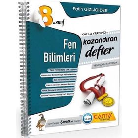 Çanta Yayınları 8. Sınıf LGS Fen Bilimleri Kazandıran Defter