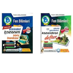 Çanta Yayınları 8. Sınıf LGS Fen Bilimleri Kazandıran Defter