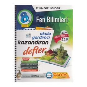 Çanta Yayınları 8. Sınıf LGS Fen Bilimleri Kazandıran Defter