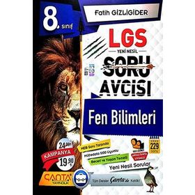 Çanta Yayınları 8. Sınıf LGS Fen Bilimleri Soru Avcısı
