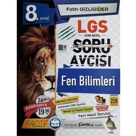 Çanta Yayınları 8. Sınıf LGS Fen Bilimleri Soru Avcısı