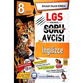 Çanta Yayınları 8. Sınıf LGS İngilizce Soru Avcısı