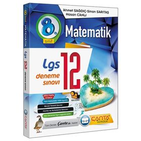 ​Çanta Yayınları 8. Sınıf LGS Matematik 12 Deneme