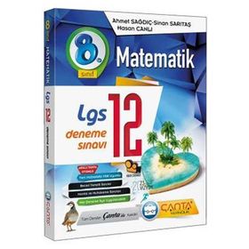 ​Çanta Yayınları 8. Sınıf LGS Matematik 12 Deneme