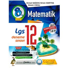 ​Çanta Yayınları 8. Sınıf LGS Matematik 12 Deneme