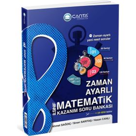 Çanta Yayınları 8. Sınıf LGS Matematik Zaman Ayarlı Kazanım Soru Bankası