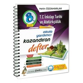 Çanta Yayınları 8. Sınıf LGS T.C İnkılap Tarihi Ve Atatürkçülük Kazandıran Defter