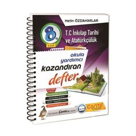 Çanta Yayınları 8. Sınıf LGS T.C İnkılap Tarihi Ve Atatürkçülük Kazandıran Defter