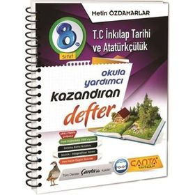 Çanta Yayınları 8. Sınıf LGS T.C İnkılap Tarihi Ve Atatürkçülük Kazandıran Defter