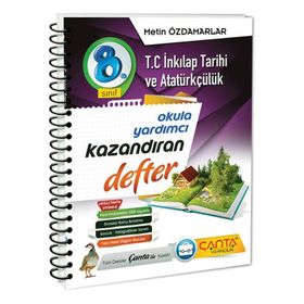 Çanta Yayınları 8. Sınıf LGS T.C İnkılap Tarihi Ve Atatürkçülük Kazandıran Defter