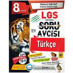 Çanta Yayınları 8. Sınıf LGS Türkçe Soru Avcısı