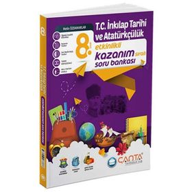 Çanta Yayınları 8. Sınıf T.C. İnkılap Tarihi ve Atatürkçülük Etkinlikli Kazanım Soru Bankası