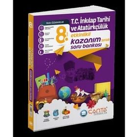 Çanta Yayınları 8. Sınıf T.C. İnkılap Tarihi ve Atatürkçülük Etkinlikli Kazanım Soru Bankası