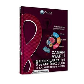 Çanta Yayınları 8.Sınıf Tc İnkilap Tarihi ve Atatürkçülük Zaman Ayarlı Kazanım Soru Bankası