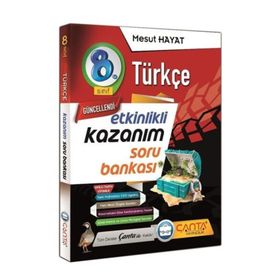 Çanta Yayınları 8. Sınıf Türkçe Etkinlikli Kazanım Soru Bankası