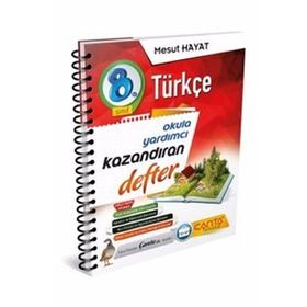 Çanta Yayınları 8. Sınıf Türkçe Okula Yardımcı Kazandıran Defter